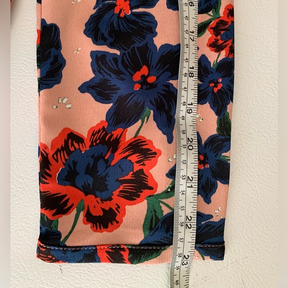 Zara Midi Length Floral Dress Long Sleeve Waist Tie Pockets Medium NWT - Picture 14 of 16